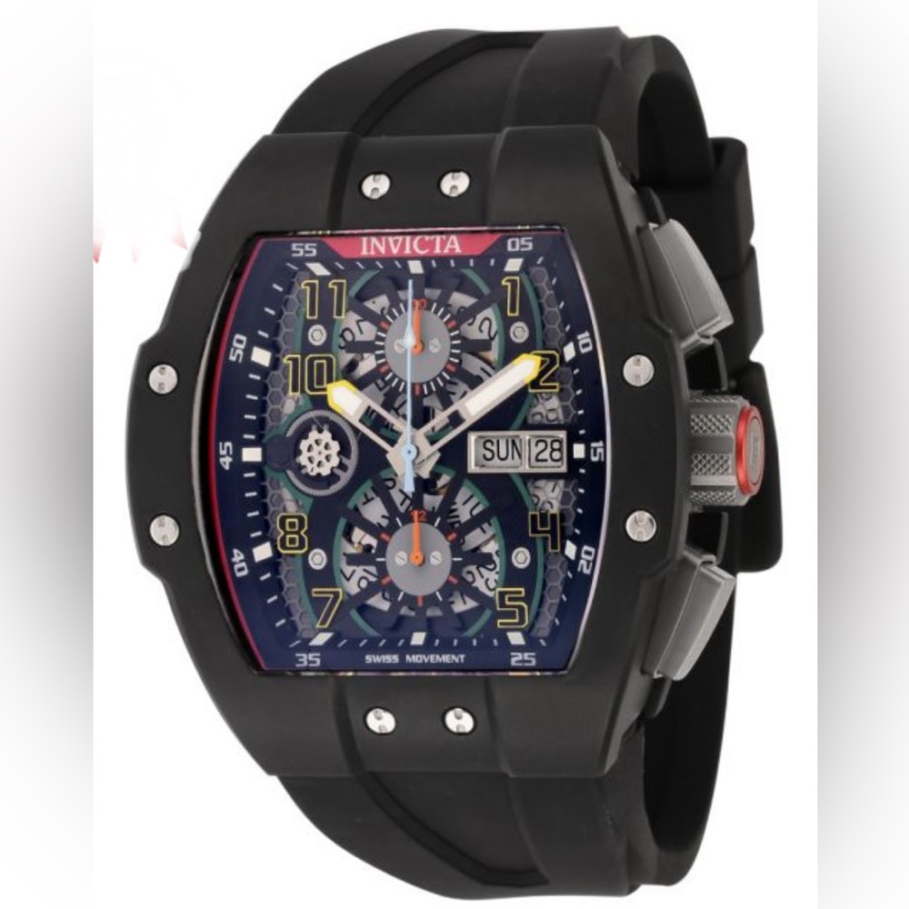 Invicta Black and Blue Men's Chronograph Watch